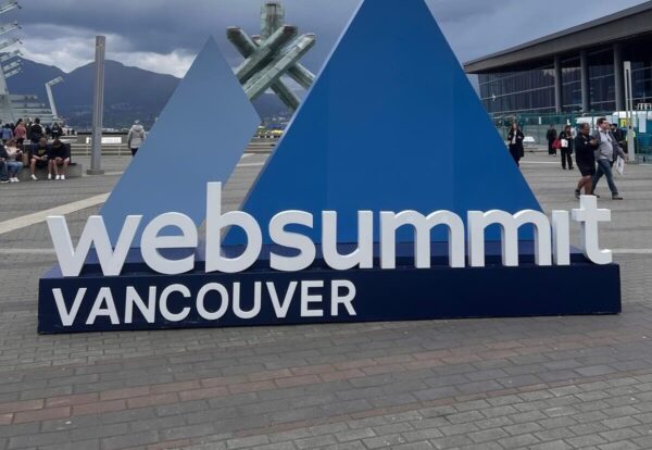 docutect ai booth showcasing ai trust and validation platform at web summit vancouver 2026.